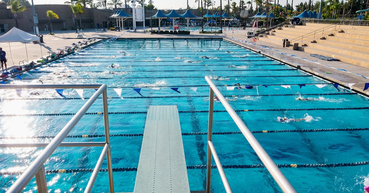 Point of View of a Person on a Springboard · Free Stock Photo