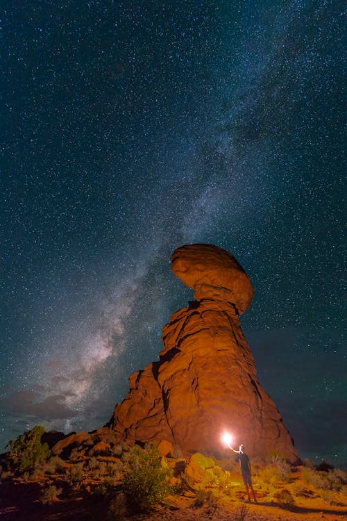 Darmowe zdjęcie z galerii z astronomia, droga mleczna, formacja geologiczna