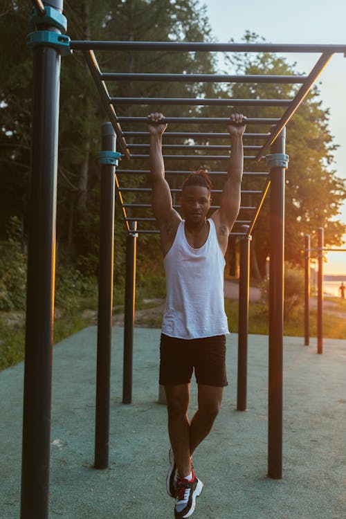 Gratis stockfoto met activiteit, Afro-Amerikaanse man, fitness