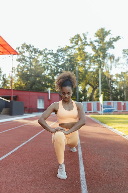 Woman Stretching her Legs