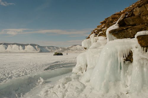 Бесплатное стоковое фото с гора, зима, лед