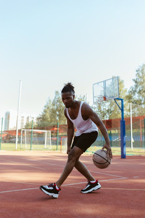 Бесплатное стоковое фото с афро-американец, баскетбол, баскетбольная площадка