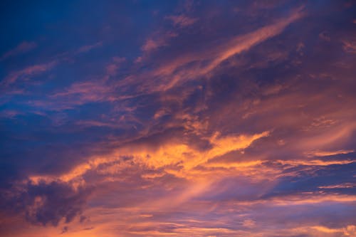 Free Clouds in the Sky during Sunset Stock Photo