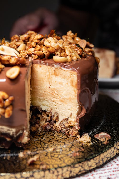 Foto profissional grátis de bem cozido, bolo, bolo de chocolate