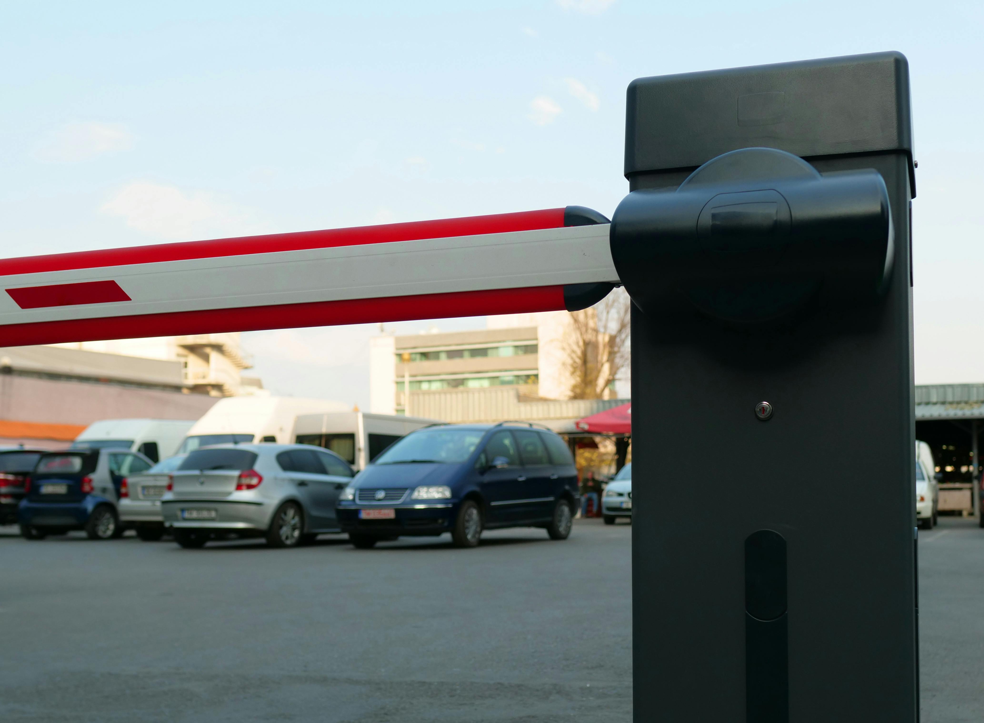 Close Up Photo of Automated Barriers System