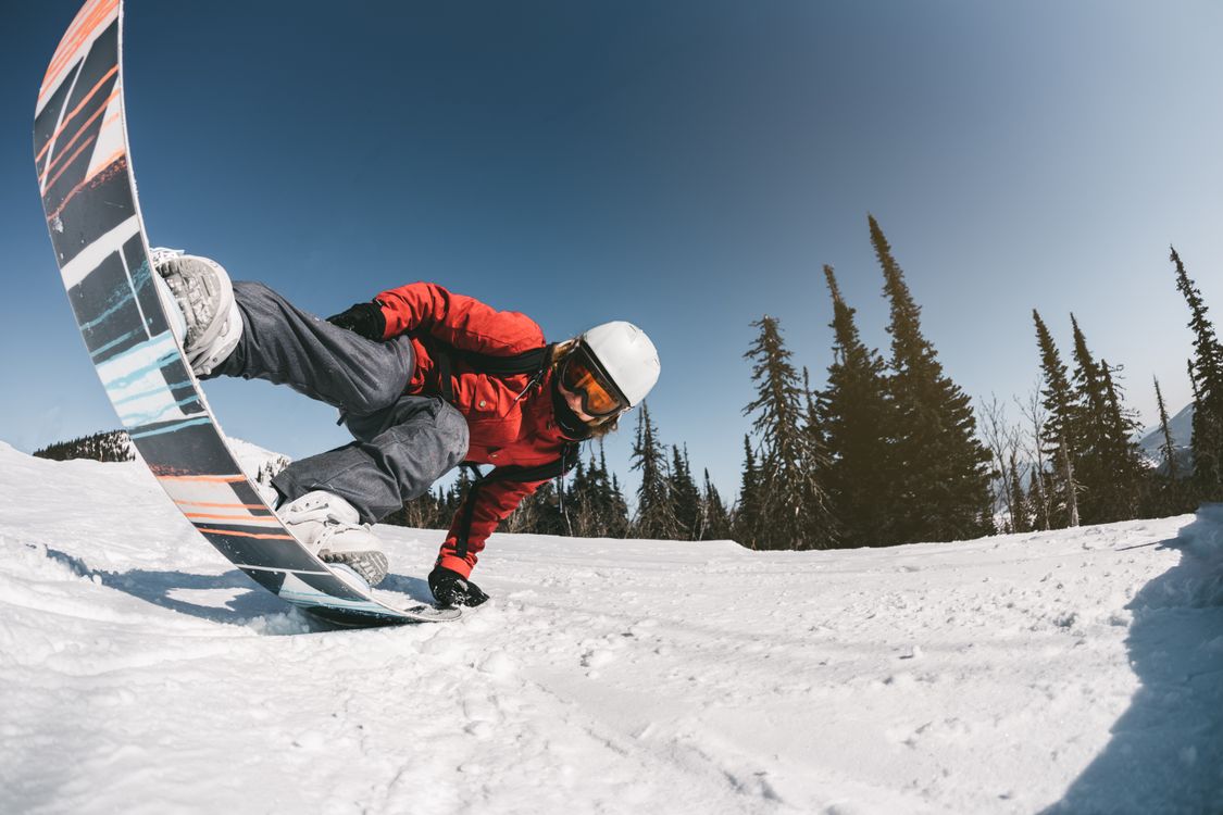 Close up of Person Snowboarding · Free Stock Photo