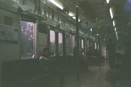 Imagine de stoc gratuită din călătorie cu trenul, încețoșat, închis la culoare