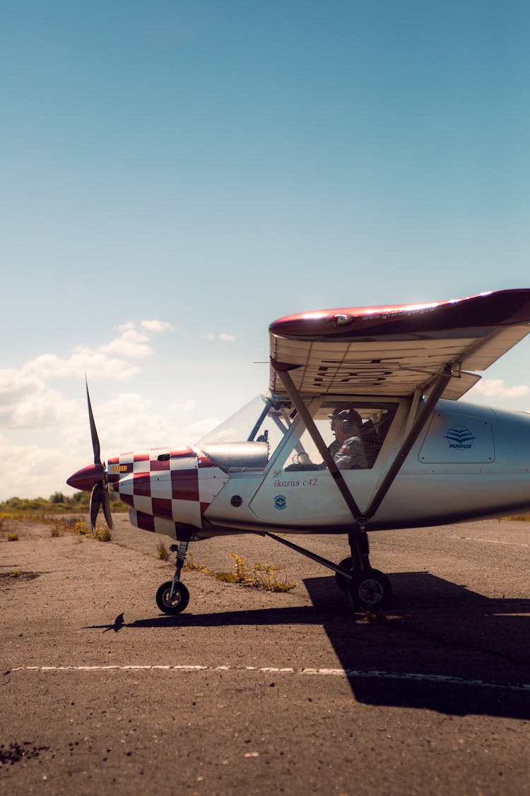 A Jet On A Runway