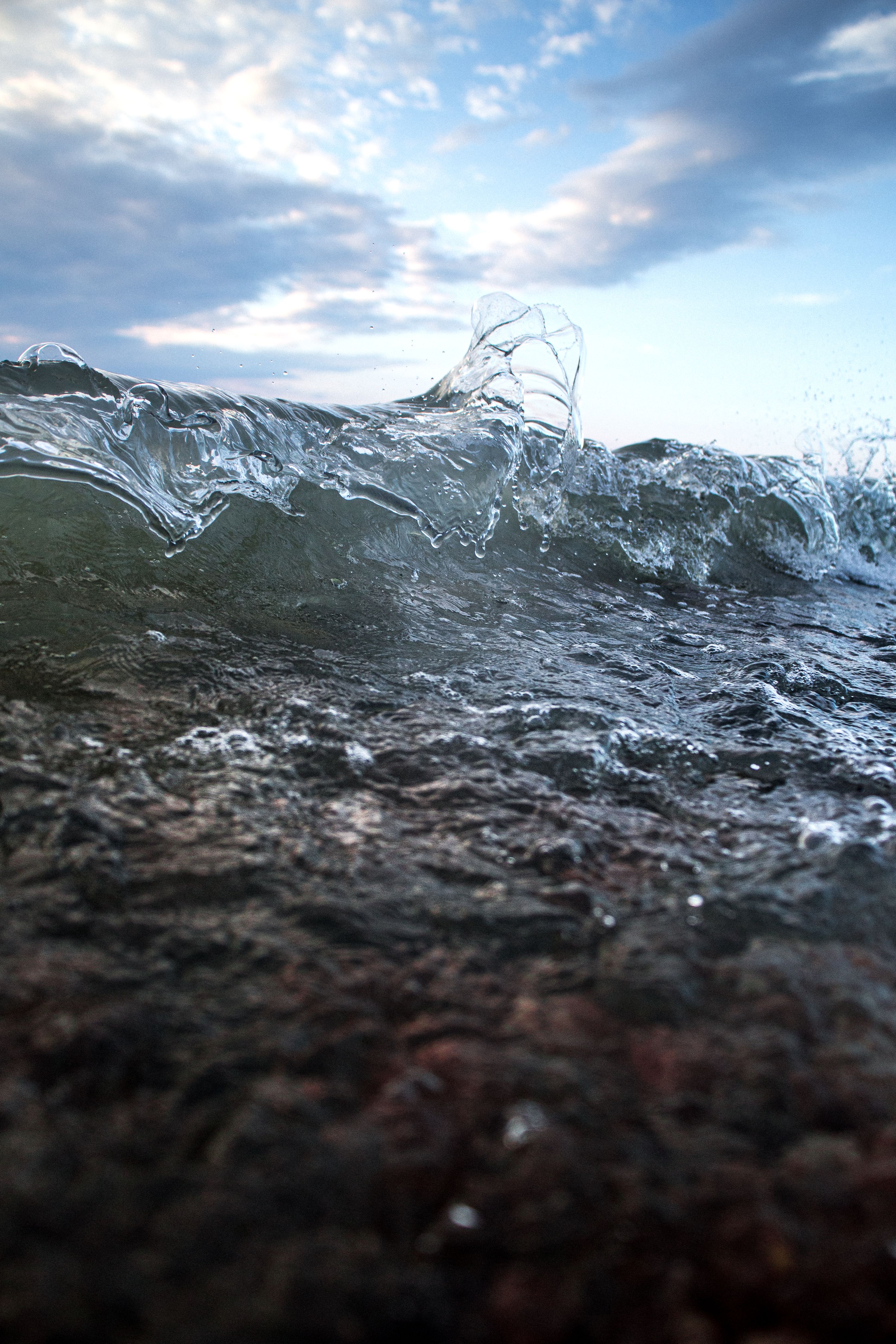 Sea Stream A Stream Between Grass Field · Free Stock Photo