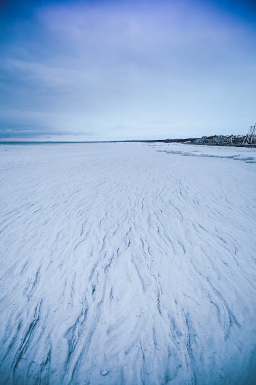 Frozen Sea in Winter 