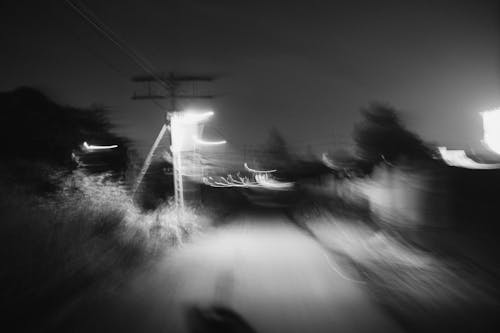 Безкоштовне стокове фото на тему «алея, ніч, розмиті руху»