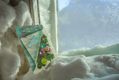 Foto profissional grátis de cartão postal, inverno, janela