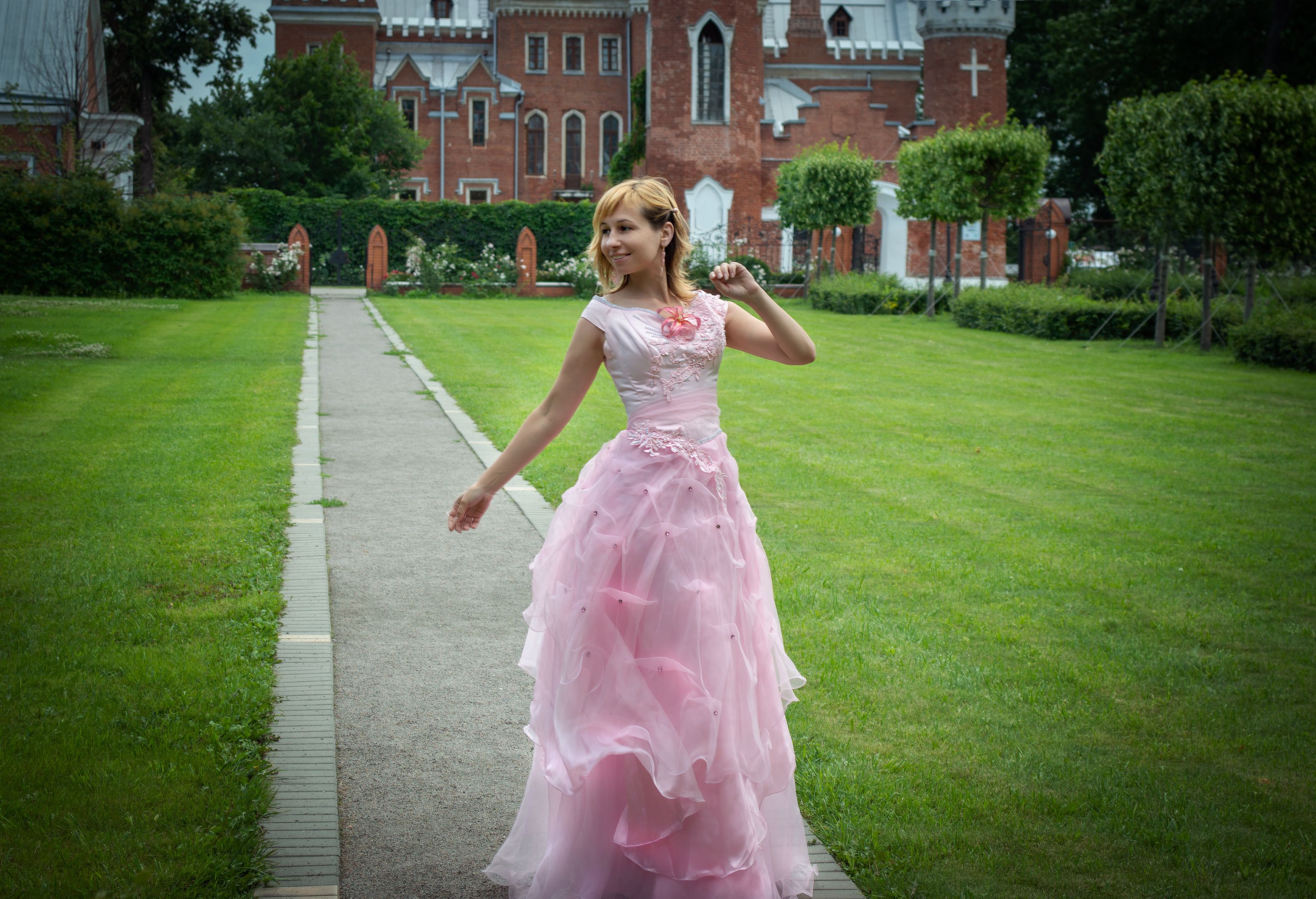 strapless open back dress Girls Hermione Dress main image 0