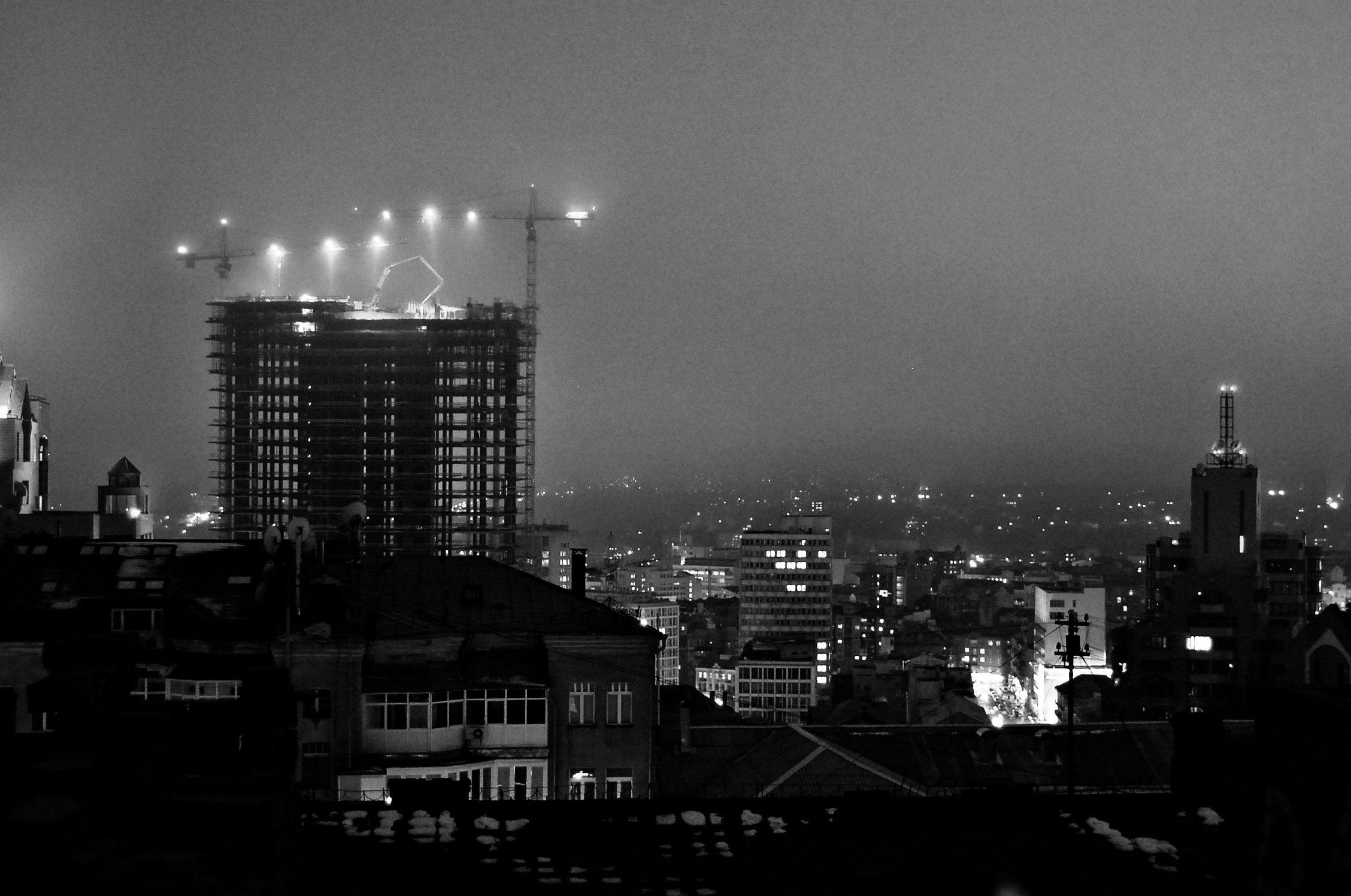 Free stock photo of city, night, night life