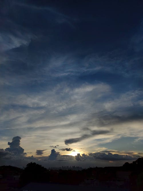 落日的天空 的 免費圖庫相片