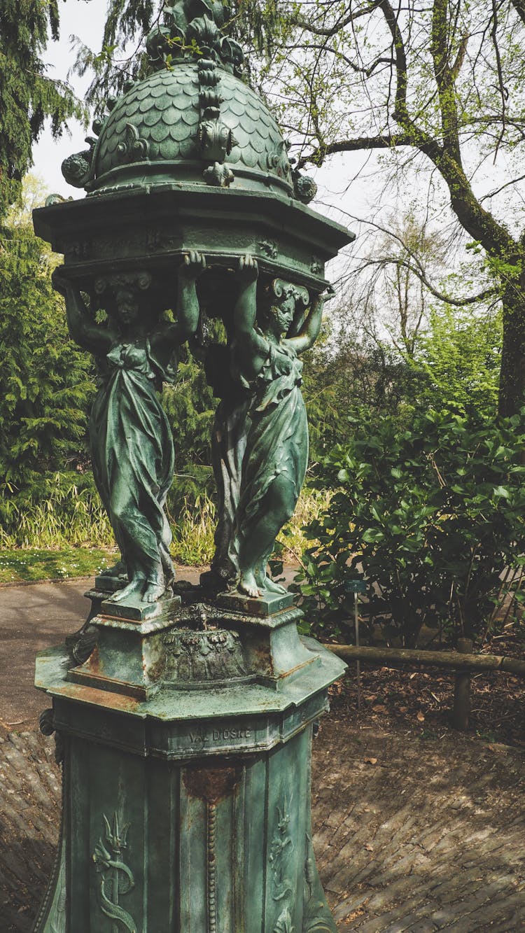 

A Wallace Fountain In A Park