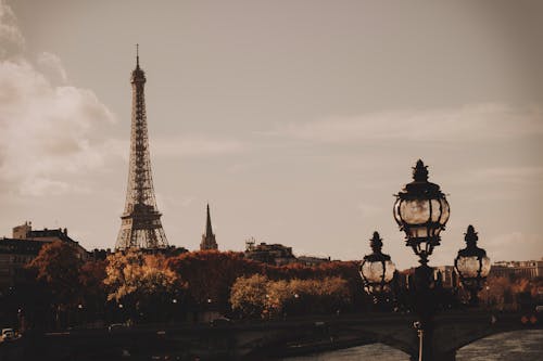 Free Eiffel Tower in Paris France Stock Photo