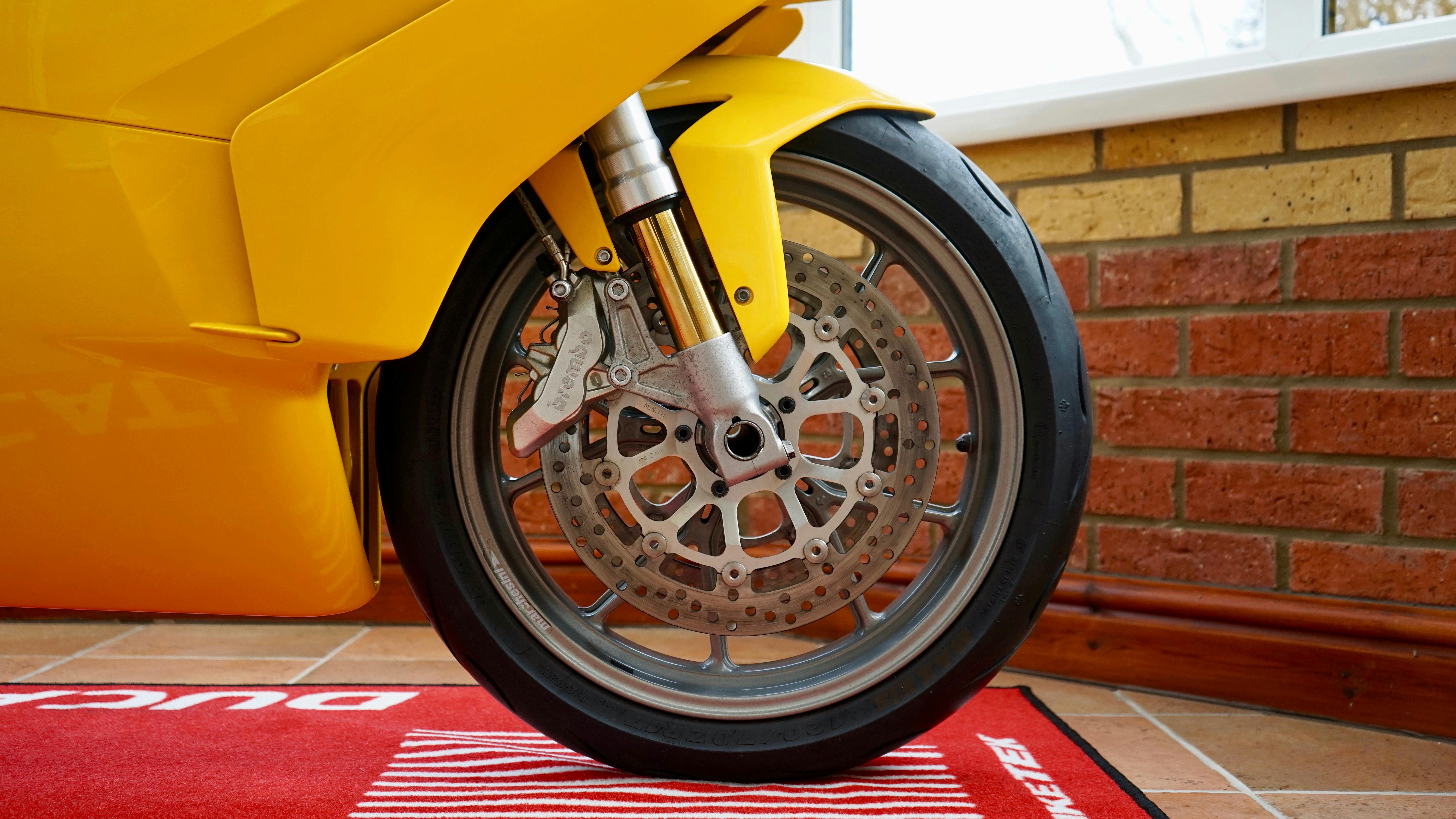 Free stock photo of motorbike, wheel, yellow