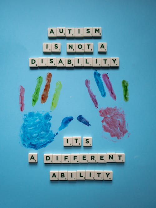 Gratis stockfoto met autisme, autisme bewustzijn, blauwe achtergrond