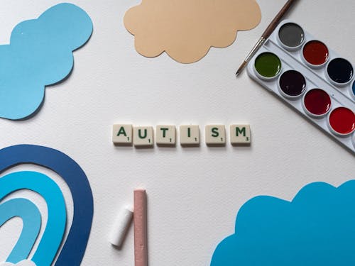 Kostnadsfria Kostnadsfri bild av autism, autismmedvetenhet, bokstäver Stock foto