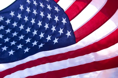 Kostenloses Stock Foto zu amerikanische flagge, banner, flagge