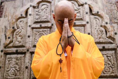 無料 ハゲ, モンク, 仏教の無料の写真素材 写真素材
