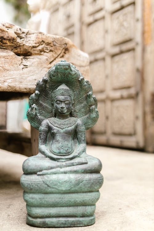 Close up of a Buddhist Statue 