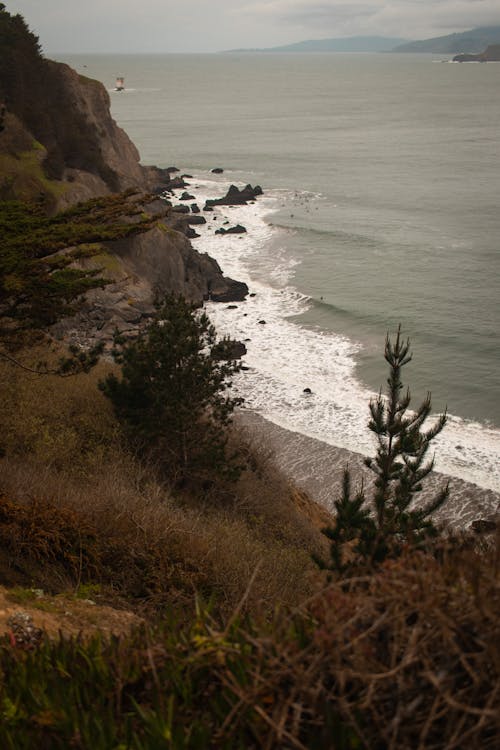 Sea Waves Kissing the Coast