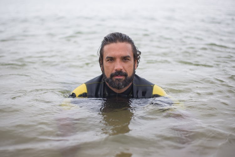 Bearded Man On The Water 