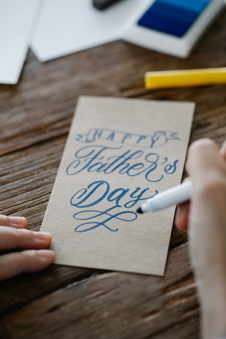 Making A Father's Day Card