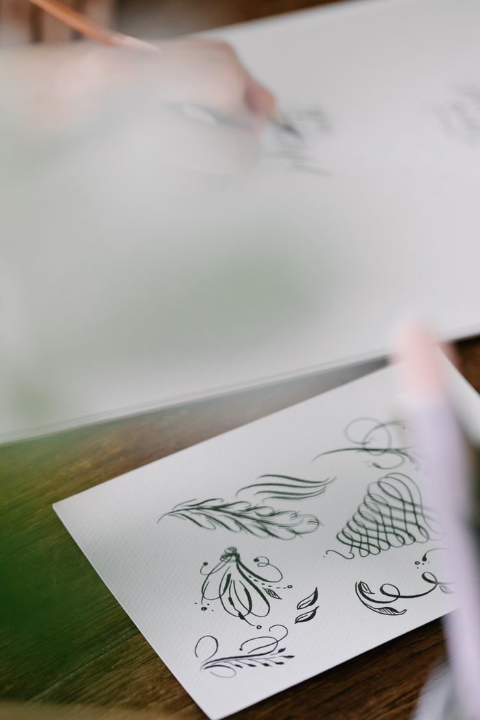 Sheet of dense hand-drawn line patterns — photo by Katya Wolf on Pexels