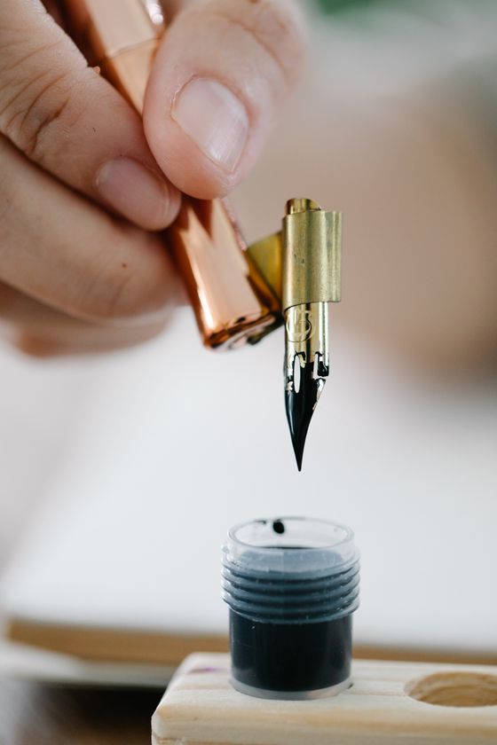 Nib and ink, ready to rule — photo by Katya Wolf on Pexels