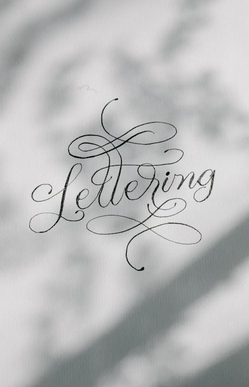 Cursive Text on White Paper