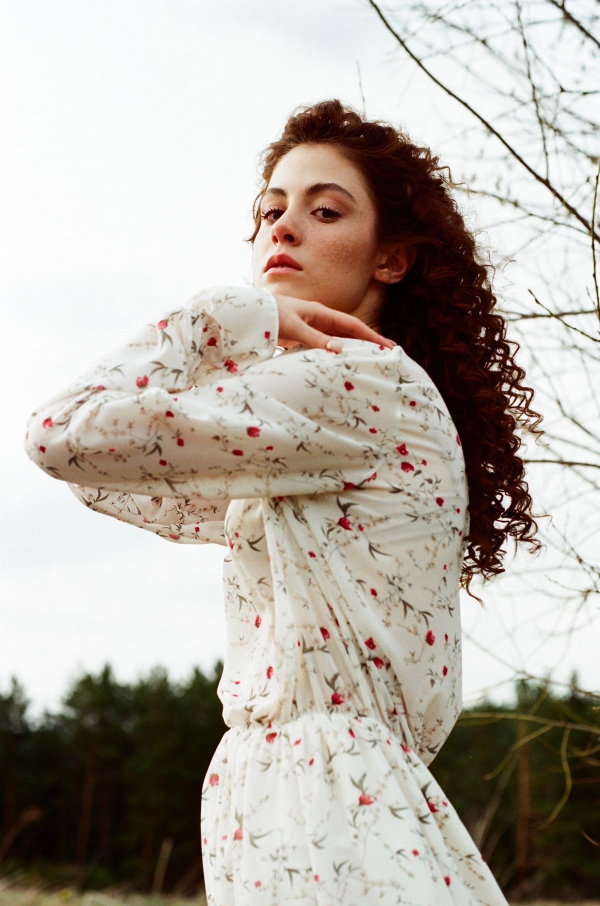 A woman in a floral dress — the delicate floral for every occasion
