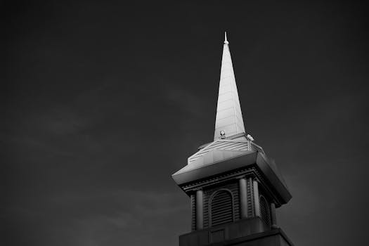 Free stock photo of black-and-white, building, architecture
