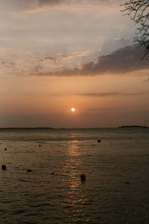 Calm Sea During Sunset