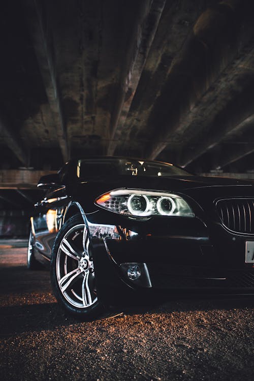 Black Car Under the Bridge