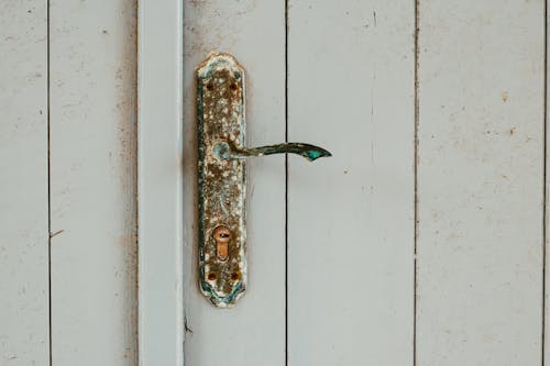 Rusty Copper Doorknob 