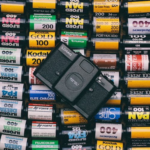Ücretsiz Siyah Lomo Film Kamera Stok Fotoğraflar