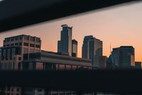 Board background — Minneapolis skyline at sunset by Josh Hild on Pexels