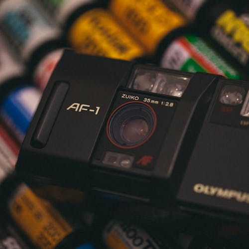 Free stock photo of analog, camera, compact