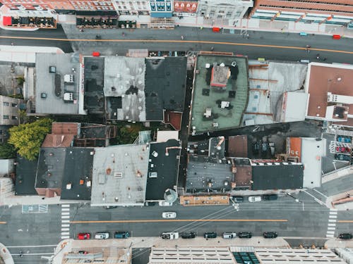 Photos gratuites de bâtiments, citadin, photo avec un drone