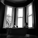 Grayscale Photo of Woman in Bathtub