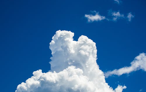 White Clouds under Blue Sky