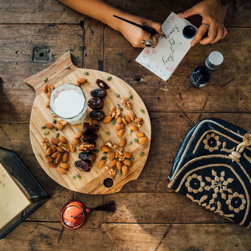 Ramadan Suhoor Eggs with Dates and Almonds
