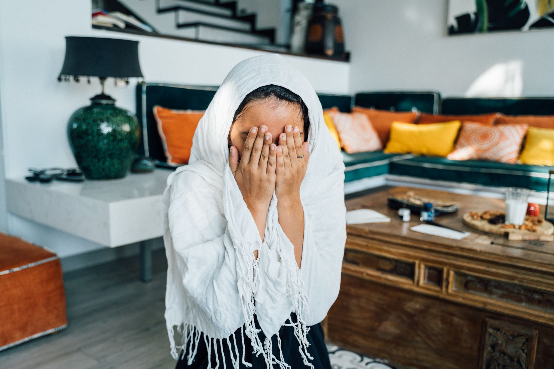 ADHD rejection sensitivity rejection sensitivity rsd — person overwhelmed covering face cozy room warm soft light