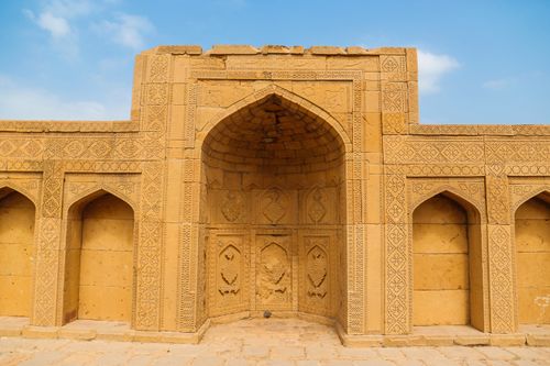 Free Stunning Mughal-era sandstone architecture in Makli, Thatta, Pakistan. Stock Photo