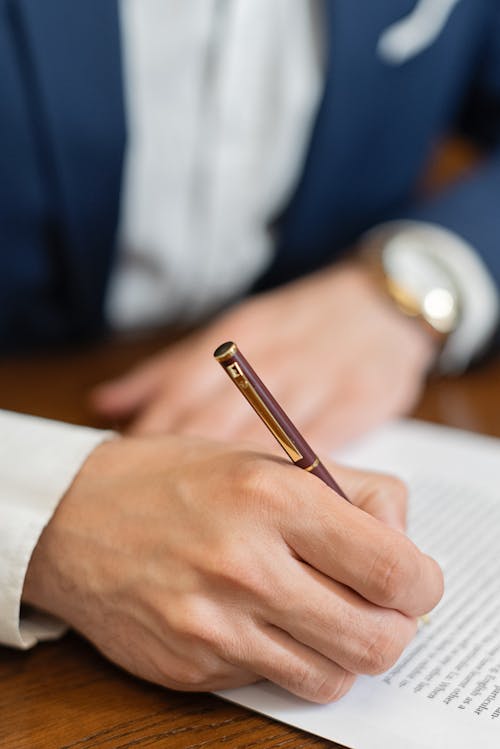 Fotos de stock gratuitas de acuerdo, bolígrafo, contrato