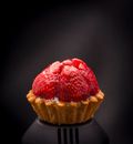 Strawberry on Top of Cupcake