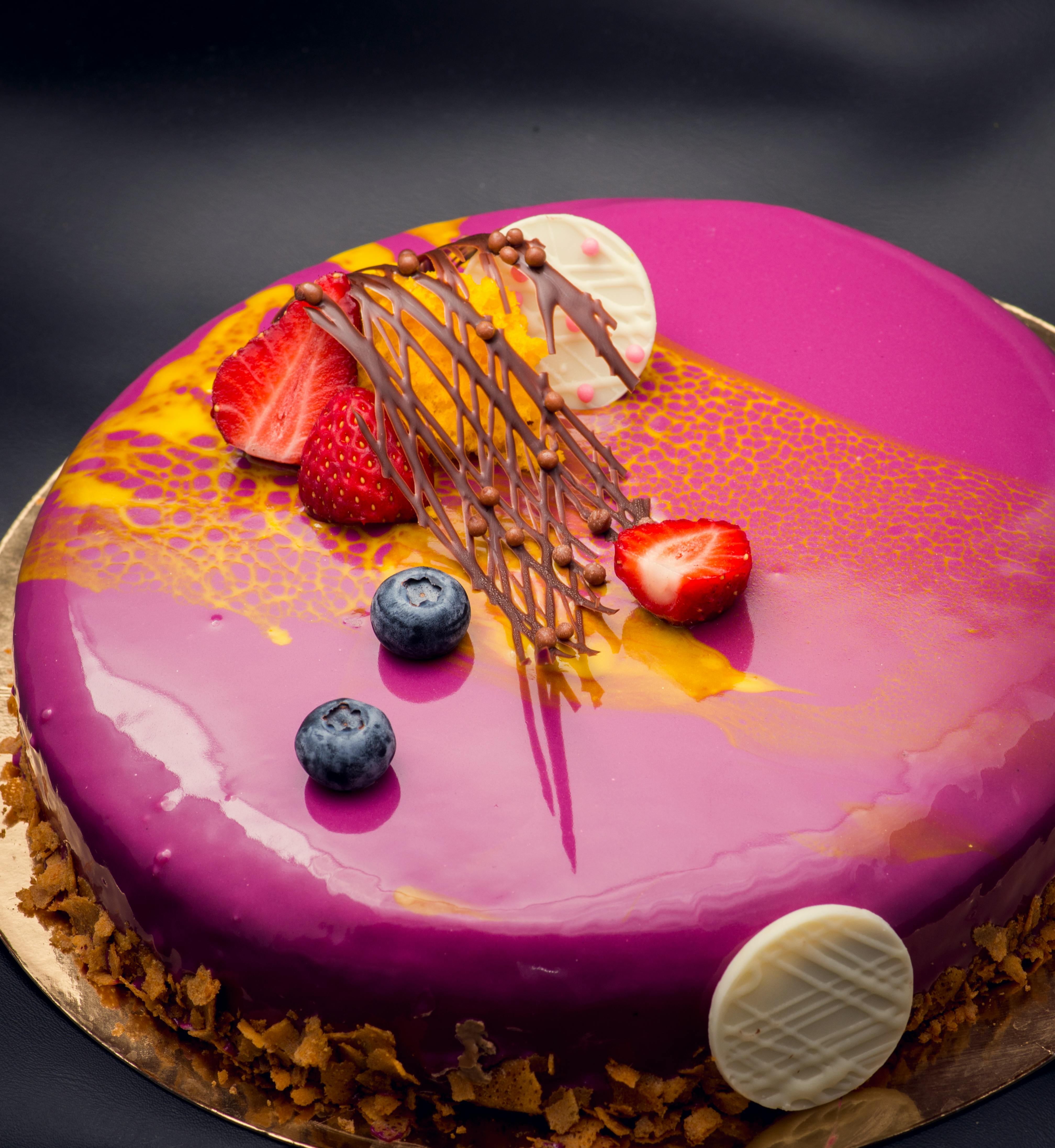 Literally Dazzle Your Date With This Mirror Glaze Cake!
